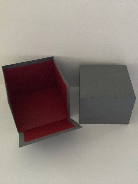 Michele Gray Watch Box/Cushion/Polishing Cloth/Manual/Warranty Card/NEVER USED!! main image 13